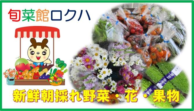 新鮮朝採り野菜市　旬菜館ロクハ